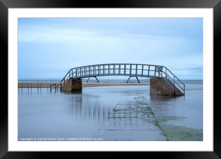 Bridge to Nowhere Framed Mounted Print by Darrell Evans