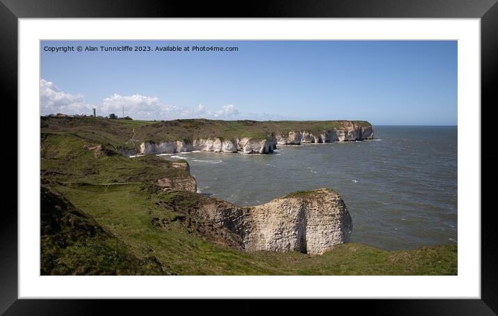 Flamborough head Framed Mounted Print by Alan Tunnicliffe