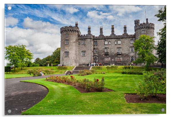 Kilkenny Castle and Gardens In Ireland Acrylic by Artur Bogacki