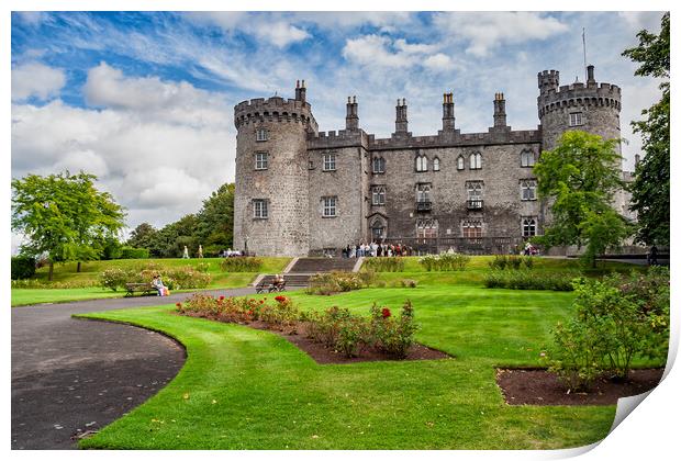 Kilkenny Castle and Gardens In Ireland Print by Artur Bogacki