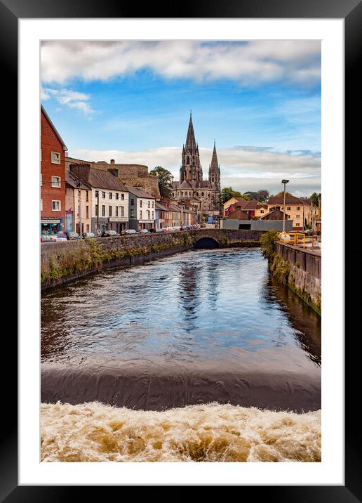 River Lee in City of Cork, Ireland Framed Mounted Print by Artur Bogacki
