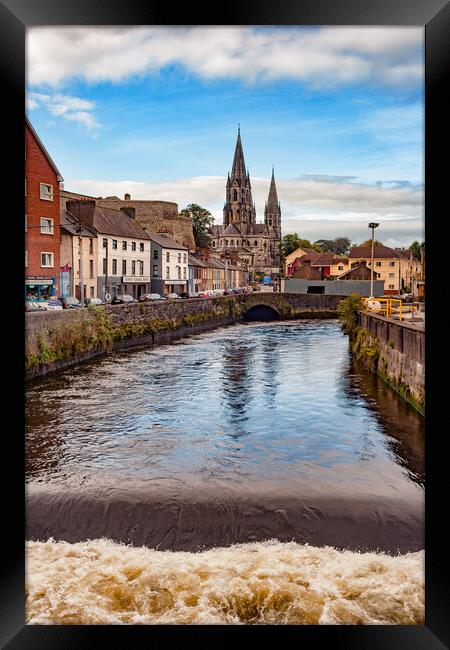 River Lee in City of Cork, Ireland Framed Print by Artur Bogacki