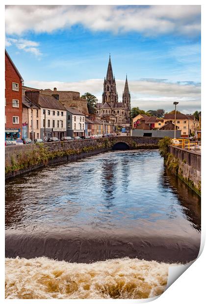 River Lee in City of Cork, Ireland Print by Artur Bogacki