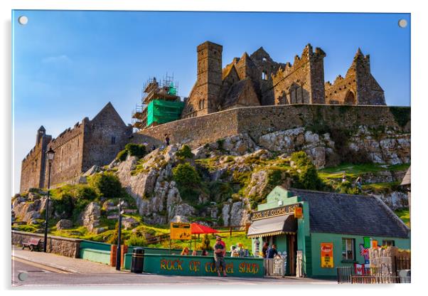 Rock of Cashel in Ireland Acrylic by Artur Bogacki
