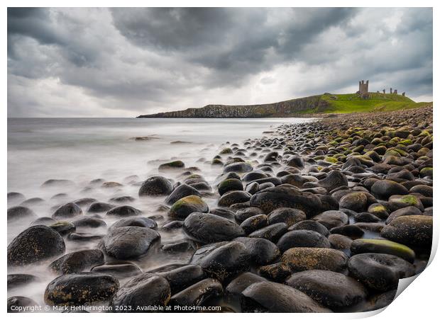 Dunstanburgh Castle Print by Mark Hetherington