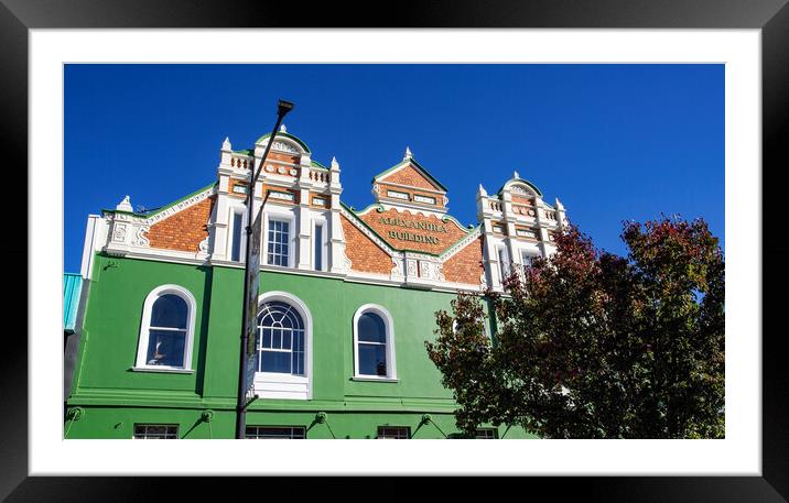 Toowoomba Heritage-Listed Alexandra Building Framed Mounted Print by Antonio Ribeiro