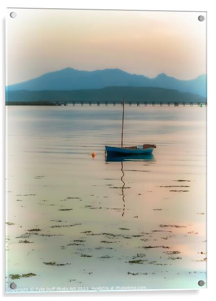 Shimmering Sunset On The Clyde Acrylic by Tylie Duff Photo Art