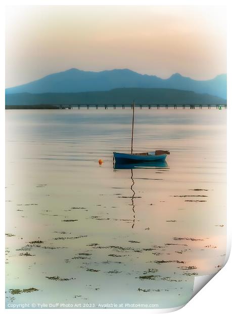 Shimmering Sunset On The Clyde Print by Tylie Duff Photo Art