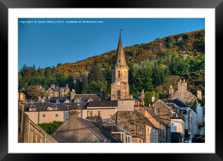 Newburgh, Fife, Scotland  Framed Mounted Print by Navin Mistry