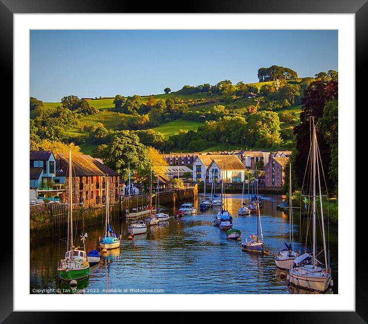 Totnes . Framed Mounted Print by Ian Stone