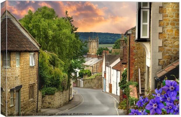 Ilminster Somerset  Canvas Print by Alison Chambers