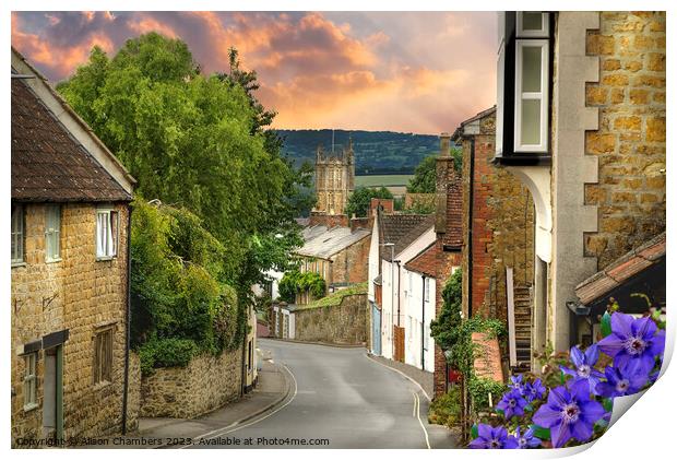 Ilminster Somerset  Print by Alison Chambers