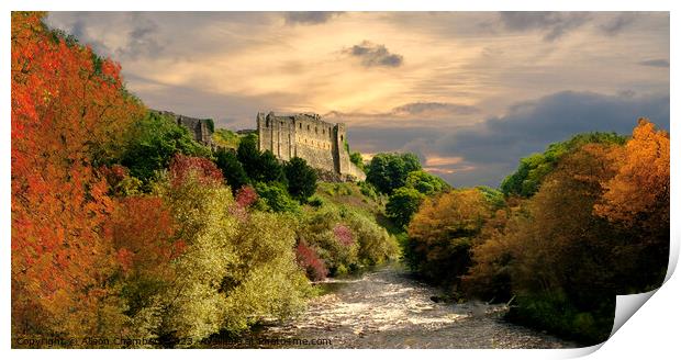 Richmond Castle Print by Alison Chambers