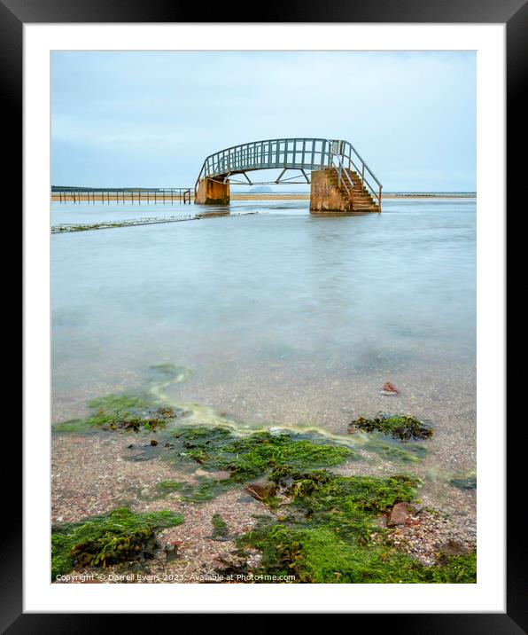 Bridge to Nowhere Framed Mounted Print by Darrell Evans