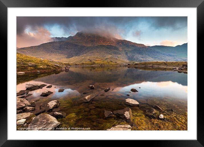 Snowdonia's Serene Spring Framed Mounted Print by Jim Monk