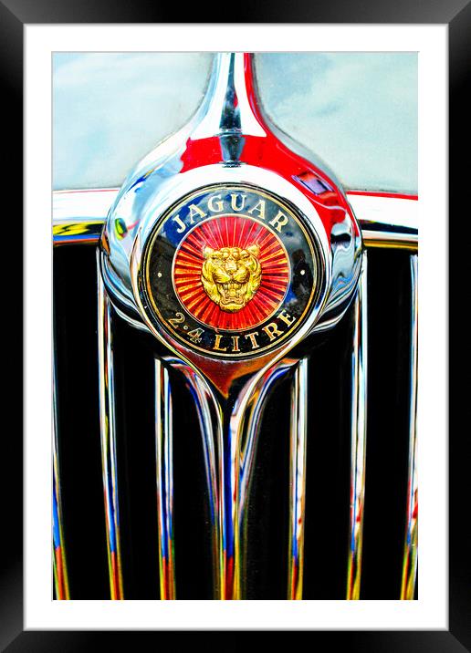 Jaquar Classic Vintage Car Framed Mounted Print by Andy Evans Photos