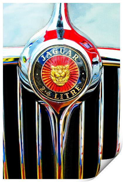 Jaquar Classic Vintage Car Print by Andy Evans Photos