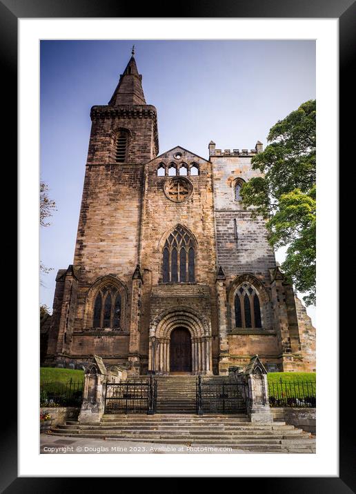 Dunfermline Abbey West Front Framed Mounted Print by Douglas Milne