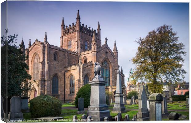The Majestic Old Abbey of Dunfermline Canvas Print by Douglas Milne