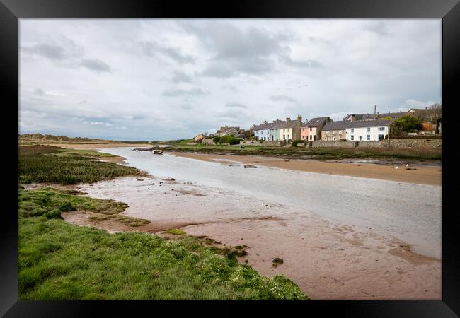 The village of Aberffraw, Anglesey, Wales Framed Print by Andrew Kearton