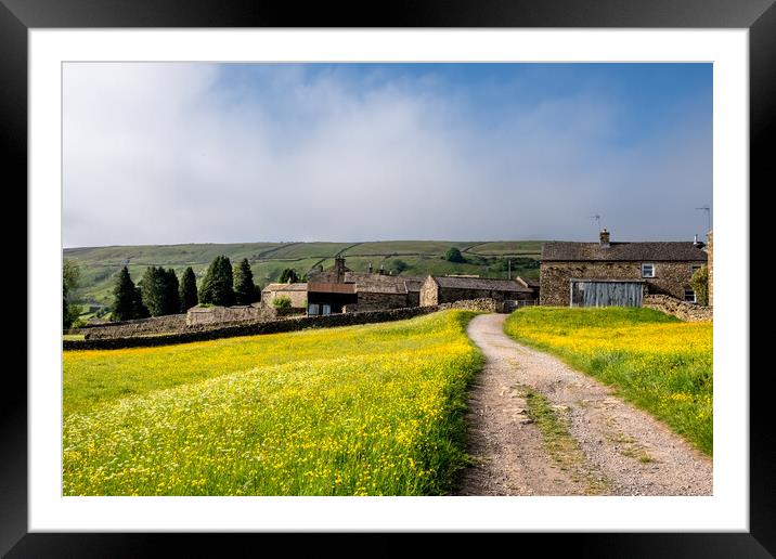 Muker North Yorkshire Framed Mounted Print by Steve Smith