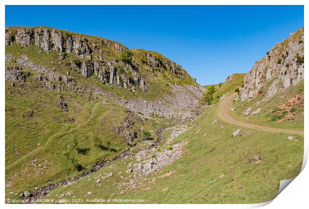Early Summer Morning at Holwick Scar, Teesdale Print by Richard Laidler