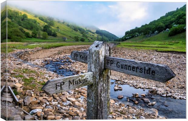 Muker, Gunnerside or Keld, the choice is Yours? Canvas Print by Tim Hill
