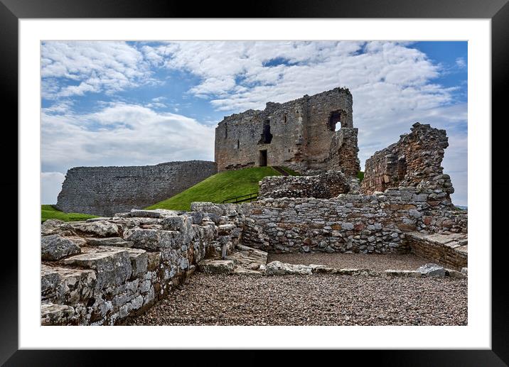 Duffus Castle View Framed Mounted Print by Tom McPherson
