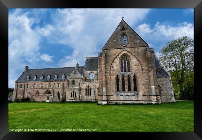 Timeless Beauty: Pluscarden Abbey Framed Print by Tom McPherson