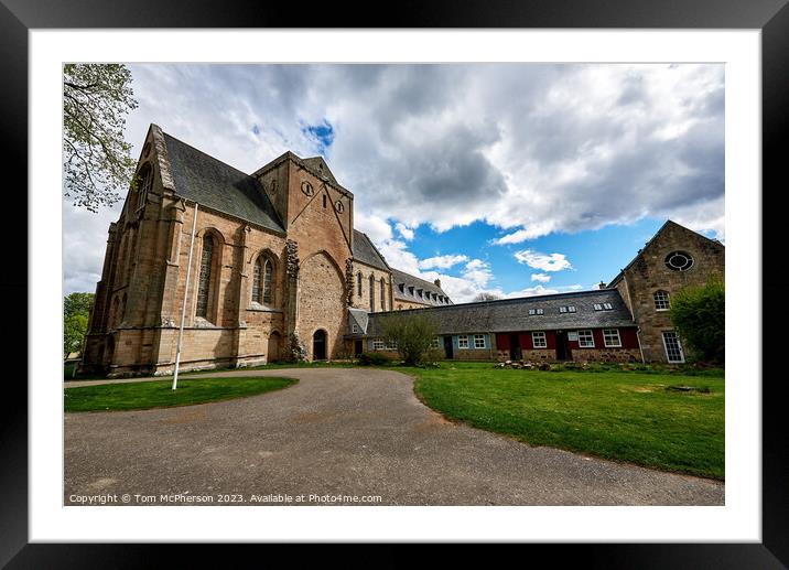 Pluscarden Abbey Moray Framed Mounted Print by Tom McPherson