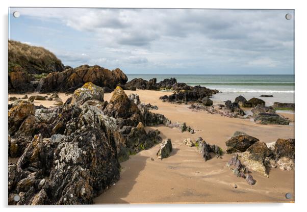 Aberffraw beach, Anglesey, North Wales Acrylic by Andrew Kearton