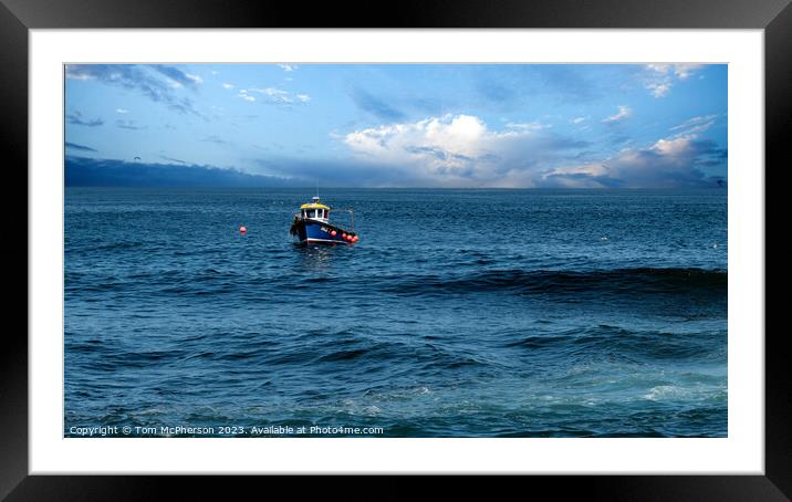 Serenity on the Moray Firth Framed Mounted Print by Tom McPherson