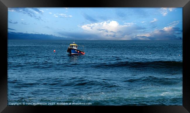 Serenity on the Moray Firth Framed Print by Tom McPherson
