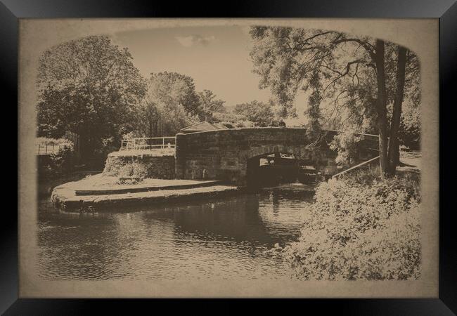 Brookfoot Locks Nr Brighouse, Calderdale Framed Print by Glen Allen
