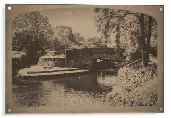 Brookfoot Locks Nr Brighouse, Calderdale Acrylic by Glen Allen