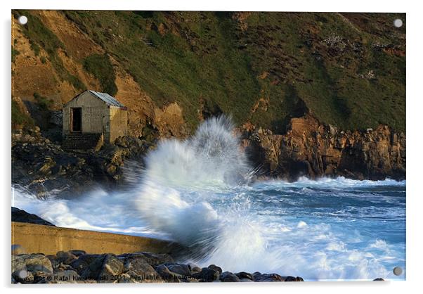 Cape Cornwall Acrylic by R K Photography