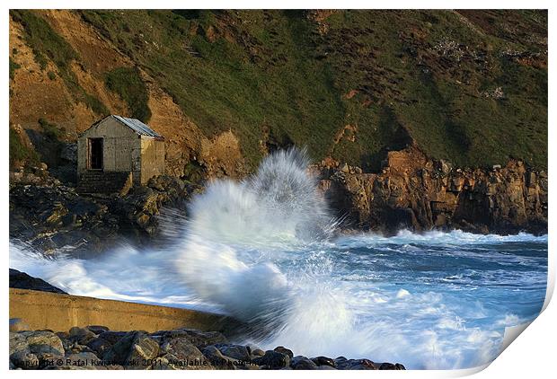 Cape Cornwall Print by R K Photography