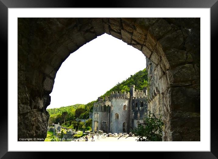 Gwrych Castle arch Framed Mounted Print by Mark Chesters