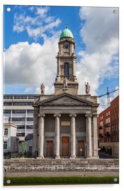 Church of St Paul in Dublin Acrylic by Artur Bogacki