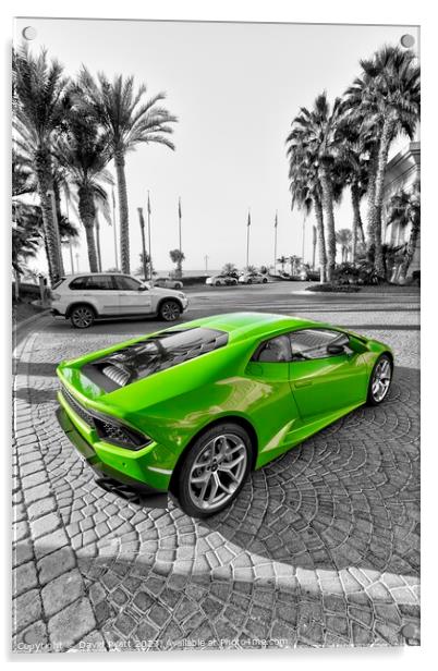 Lamborghini Huracan Style Acrylic by David Pyatt