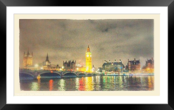 Reflections of London Framed Mounted Print by Igor Alifanov