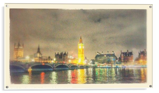Reflections of London Acrylic by Igor Alifanov