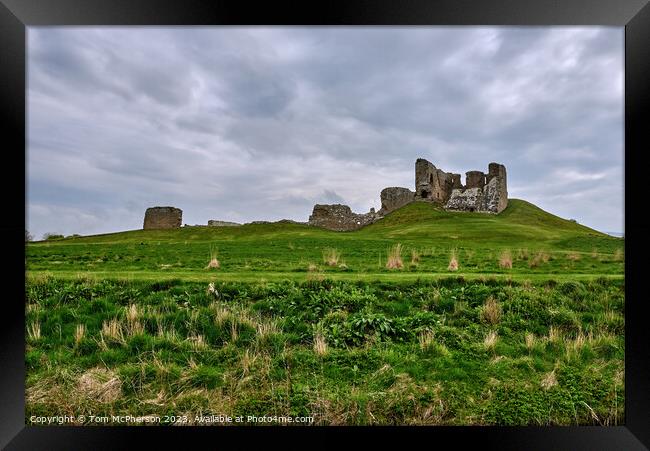 The Moody Ruins of Duffus Castle Framed Print by Tom McPherson