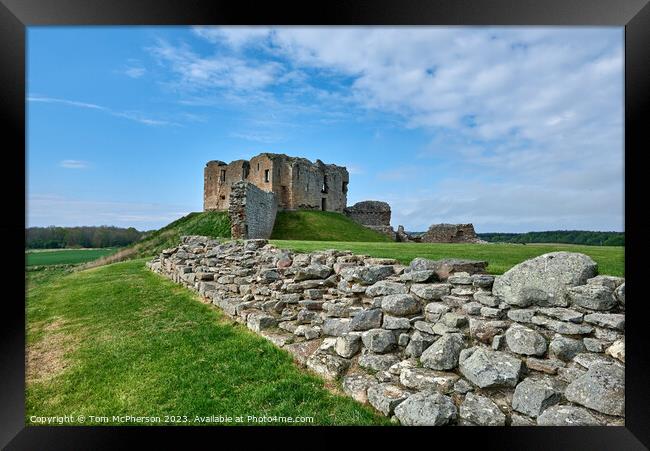 Duffus Castle Framed Print by Tom McPherson