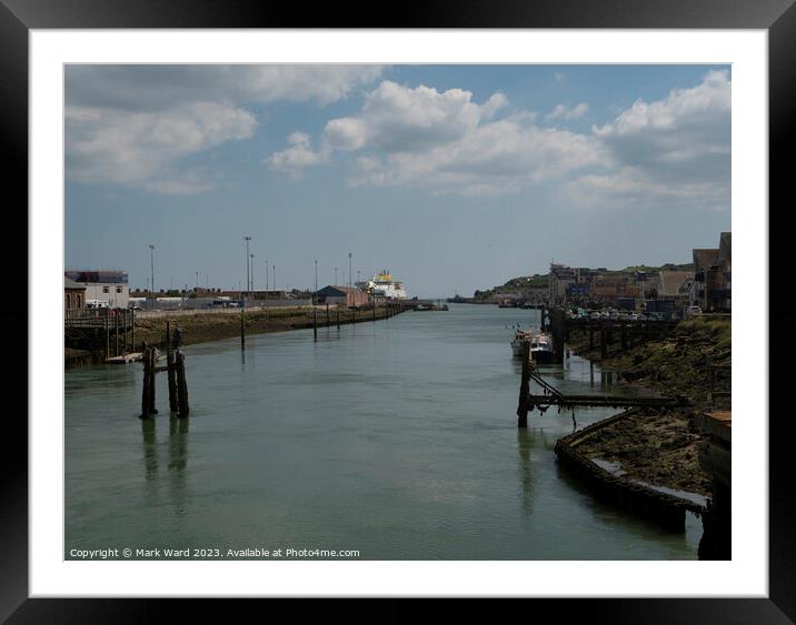 Newhaven Harbour Framed Mounted Print by Mark Ward