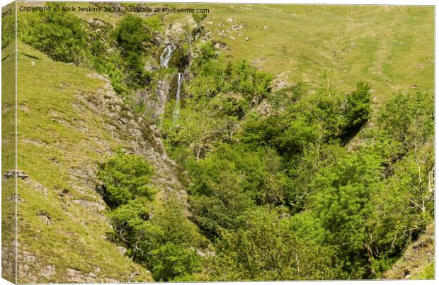 Cautley Spout in the Howgill Fells Cumbria Canvas Print by Nick Jenkins