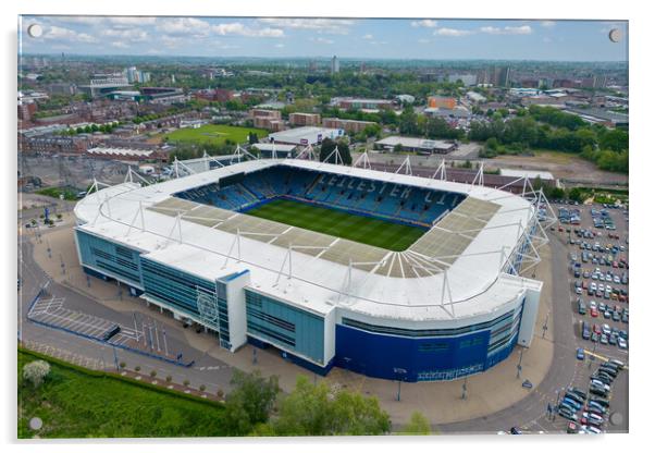 Leicester City Football Club Acrylic by Apollo Aerial Photography