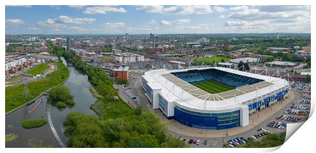 Leicester City Football Club Print by Apollo Aerial Photography