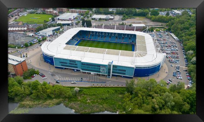 Leicester City Football Club Framed Print by Apollo Aerial Photography