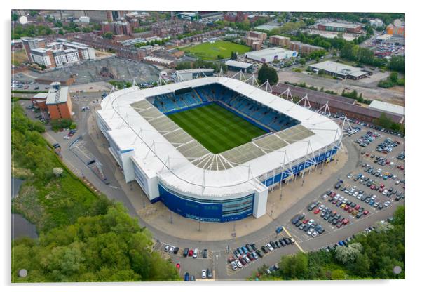 Leicester City Football Club Acrylic by Apollo Aerial Photography
